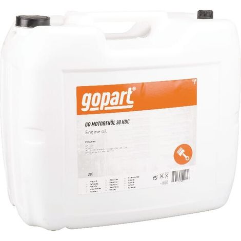 Aceite motor HDC SAE30 20L GOPART 107020GP (1/2)