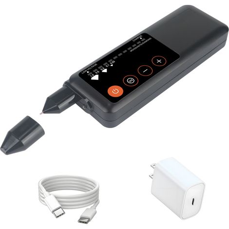 Probador de diamantes UV recargable - Selector de diamantes para principiantes y expertos - Con cabezal de carga PD (Probador de diamantes) (1/5)