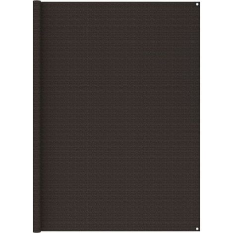Tapis extérieur Tapis de tente Tapis de Camping 300x400 cm Marron 61925 (1/4)