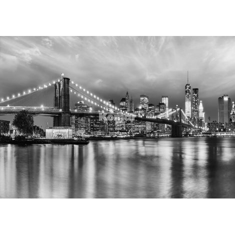 Komar Fototapete Brooklyn B/W 368 x 254 cm Fototapete