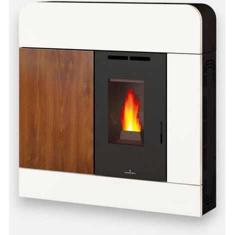 Bronpi – Poêle à granulés ventilé 11 kW – Évacuation des fumées arrière/supérieure – Autonomie jusqu'à 15h – Classe énergétique A+ (1/3)