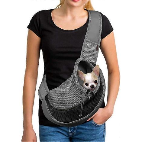 Sac de transport respirant en filet pour chiens et chats. (1/5)