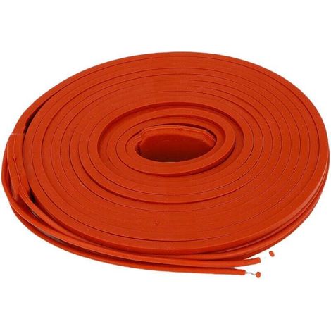 Cuifati Chauffage en Silicone, NICR-Fil Awlowing 15x3000 Mm Effet isolé Pipeline Couile de Chauffage Installation Simple pour les Tubes en Plastique en Métal (1/4)