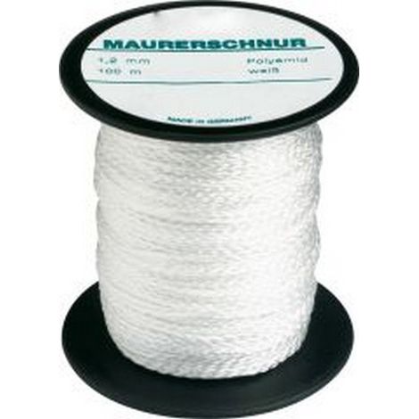 Cordeau Mason, Perlon, Colore: Naturale, Lunghezza 100 M, Resistenza Meccanica Circa. 80 Kg, Diametro: 1,7 Millimetri