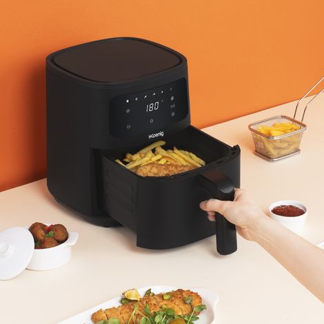 Friggitrice ad aria 4L, 6 programmi, 80-200°C, 1300W (1/5)