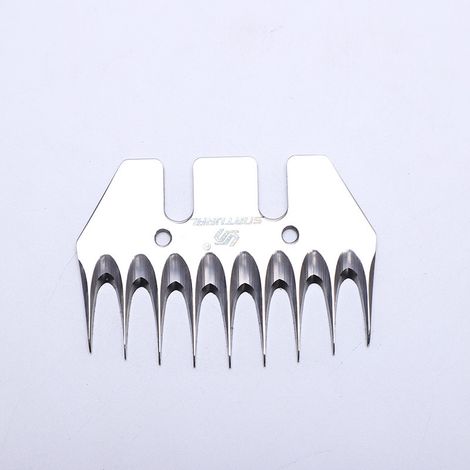9 Dents Droite Lame De Cisaillement De Mouton Et Peignes Lames De Tondeuse De Chèvre De Remplacement Pour Ciseaux à Laine Électriques Cisaillement De Cisaillement De Poils d'Animaux (1/5)