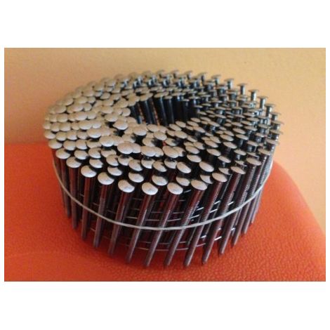 7200 CLOUS ROULEAUX PLATS 15/16° 2.3 x 45 crantés Inox A4 Bombée liaison fil