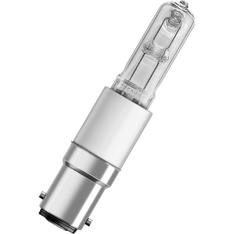 Lampe halogène à quartz Osram B15d 150 W claire 64498 HALOLUX CERAM, blanc chaud