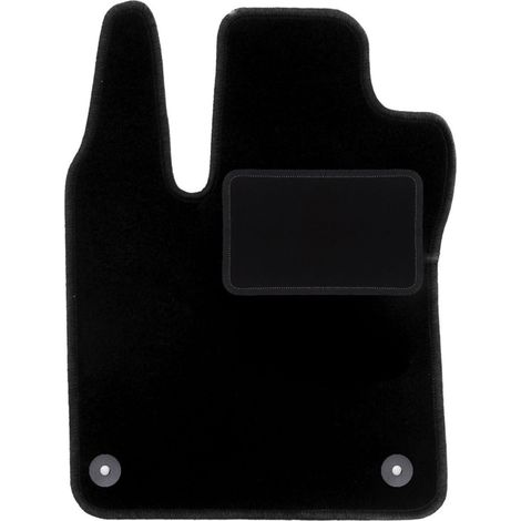 Tapicería negra mate para el conductor, compatible con: Smart Fortwo III hatchback (2014-2020).