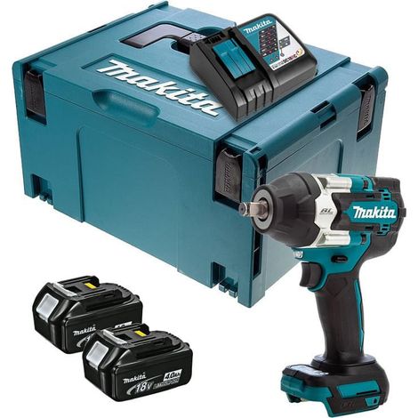 Schlagschrauber 18V LXT 700 Nm 1/2" (2x4,0 Ah) in MAKPAC - MAKITA DTW700RMJ