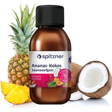 Spitzner Saunaaufguss Ananas-Kokos 125 ml Wellness Sauna Aufguss Wellnessaufguss