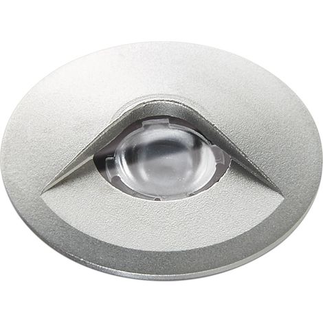 Empotrable suelo 1 emisión PUSSA IP67 LED SMD 1W 110lm CRI80 4000K Gris