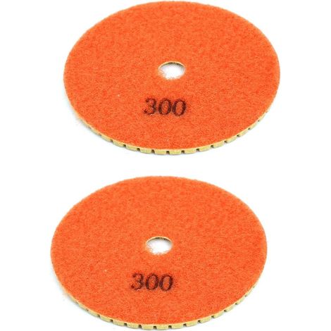 Couronne 300 4-Zoll-Diamant-Nass-Polierscheiben pour Granitbetonmarmor (1/4)