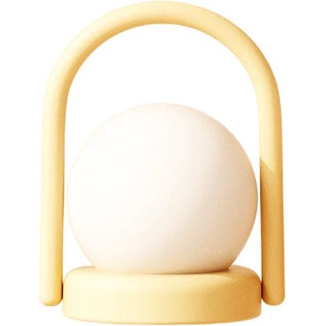 Lampada da tavolo retrò per creare atmosfera, lampada da tavolo portatile con touchscreen, luce notturna ricaricabile, lampada da lettura a LED per campeggio. (1/5)