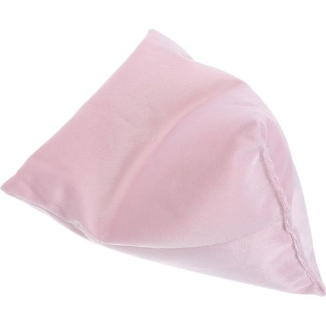Support Oreiller Triangulaire en Peluche pour Téléphone et Tablette Multi-Angle, Coussin Confortable pour Lecture sur Chaise ou Canapé (1/5)