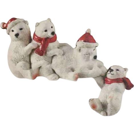 Weihnachtlicher Türschmuck aus Holz mit Weihnachtsmann und Rentier, Dekoration für Zuhause und die Weihnachtszeit (1/3)