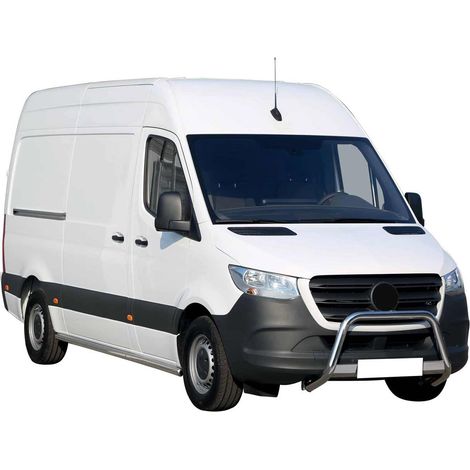 Pare-buffle Avant pour Mercedes Sprinter 2018-2026 63 mm en Acier Gris (1/5)