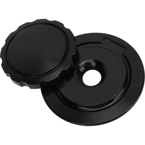 Bouchon réservoir moto aluminium noir, ouverture rotative, démontage rapide, couvercle essence pour R NINE T, remplacement facile, étanche et robuste (1/5)