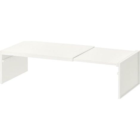 Étagères Réglables De La Cuisine,étagère D'armoire Extensible,Étagère Rétractable pour Cuisine,Peu Encombrante,Robuste,pour Le Garde Manger,Placard De Cuisine,Blanc (1/5)