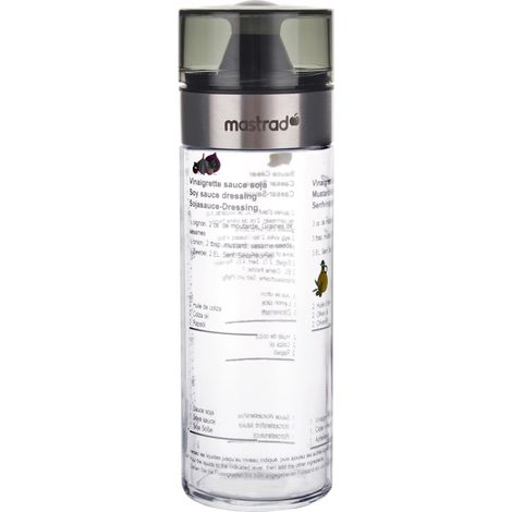 Shaker À Vinaigrette En Verre 400 mL Avec Fouet Intégré (1/5)