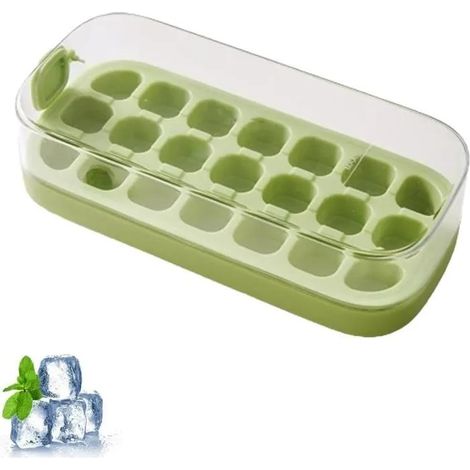 Bac à glaçons - Non spécifié - Vertical - Silicone antiadhésif - Dégagement facile - Empilable (1/4)