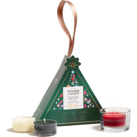 Confezione Regalo Tea Light Tree 3 Candele Profumate Yankee Candle