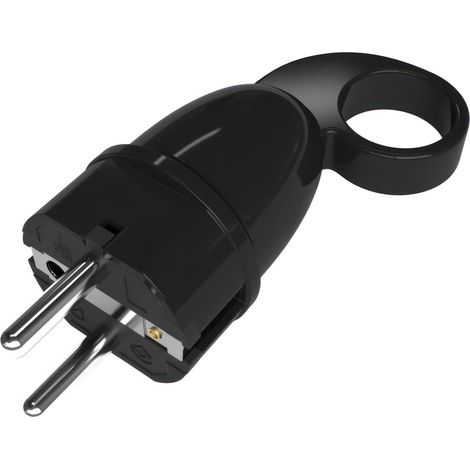 creative cables -  Spina Schuko Confort con anello 16A 250V