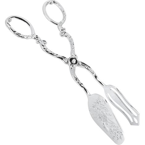 Spitz zulaufende Brotzange, Kuchenklammer, Buffet-, Grill- und Salatklammern, Küchenutensil, Servier- und Backwerkzeuge (1/5)