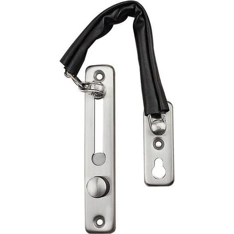 Serrure antivol, chaîne de sécurité, verrou de porte, acier inoxydable (1/5)