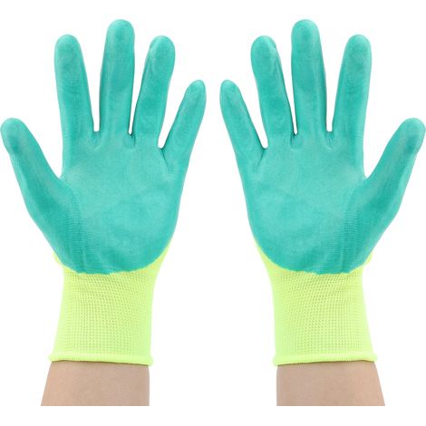 Cinq paires de gants de jardin trempés, résistants à l'usure, antidérapants, respirants et protecteurs (1/5)