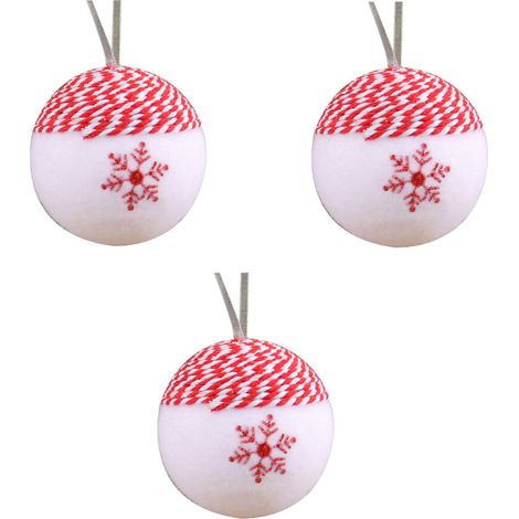 Accessoires de pendentif-Flocon de neige en corde de chanvre
