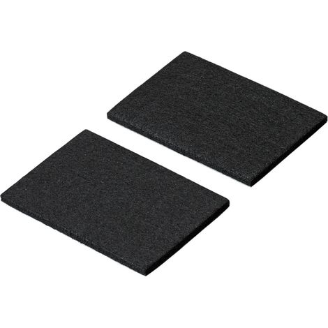 Hettich Filzzuschnitt schwarz 60 x 90 x 4.5 mm - 2 Stück Filzgleiter
