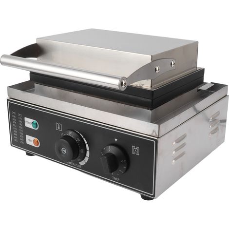 Gaufrier professionnel 5 trous, double face chauffante, acier inoxydable, antiadhésif, machine à donuts, prise US 110V (1/5)