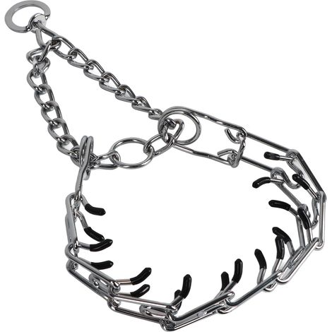 Collier à pointes pour chien, collier étrangleur amovible et réglable pour le dressage des chiens et accessoires pour animaux de compagnie (1/5)