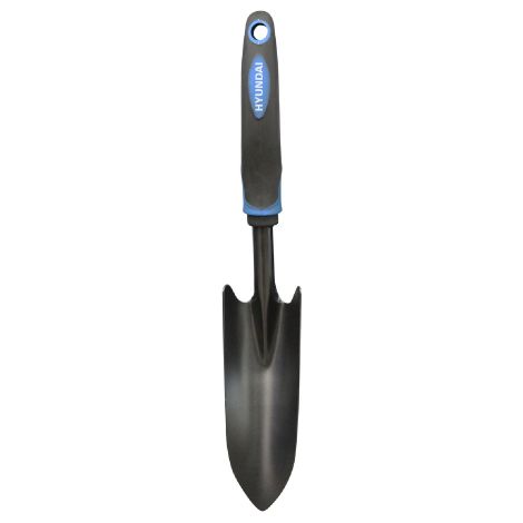 Hyundai 58312 pala trapiantatore piccolo in acciaio da giardino con manico in plastica