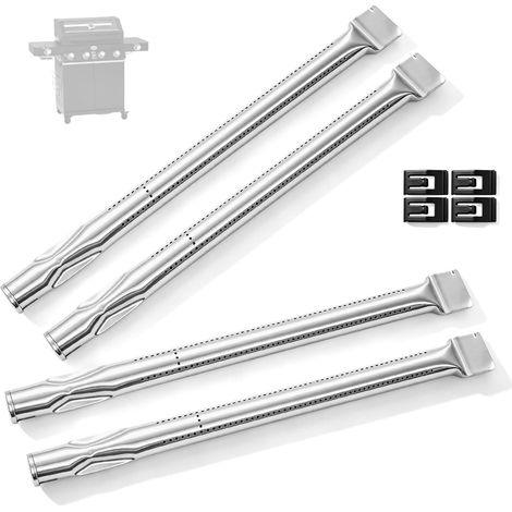 Lot de 4 brûleurs en acier inoxydable de 40,4 cm pour Videro (1/5)