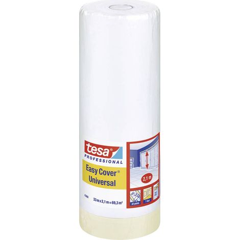 tesa 04368-00000-03 Pellicola di protezione per superfici tesa Easy Cover® Marrone chiaro (L x L) 33 m x 2.1 m 1 pz.