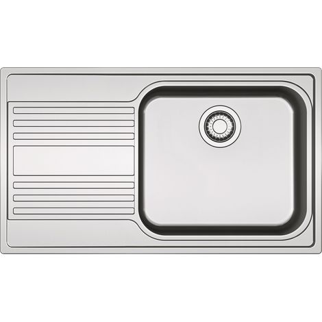 Franke RPX 611-86 LB. Tipo di lavello: Lavello ad incasso, Forma del lavandino: Rettangolare, Materiale del lavandino: Acciaio inox. Larghezza: 860 mm, Profondità: 500 mm, Larghezza ... - 101.0358.050 (1/2)