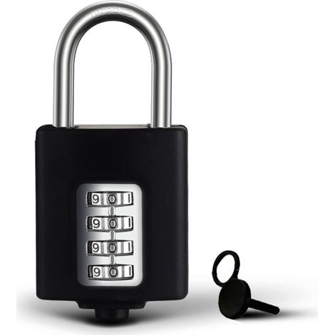 Cadenas à combinaison extérieur résistant aux intempéries, cadenas extérieur robuste D