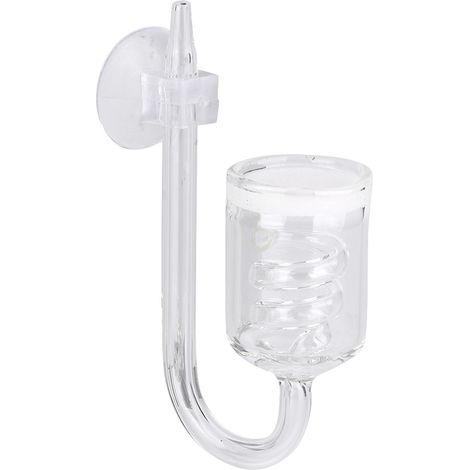 Diffuseur à vis pour aquarium en verre transparent haute transparence, raffineur de dioxyde de carbone, atomiseur CO2 (1/5)
