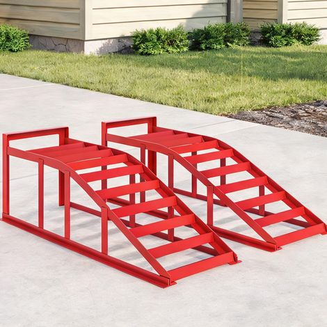 Rampe de chargement pour véhicule en acier 83,5 x 30,5 x 27 cm (1/5)