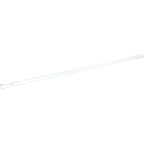 Tringle de Douche "Extensible" 75-115cm Blanc (1/2)