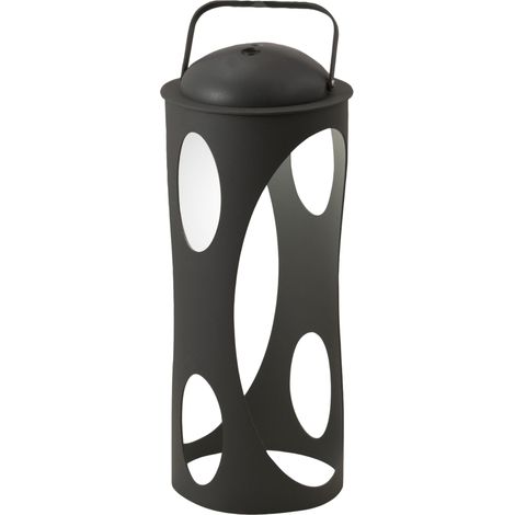 Lampe De Table Led Caddy 3W Anthracite, Boîtier Ip54 En Métal Et Polycarbonate, Lumière Chaude 3000K, Variateur Tactile - Éclairage Au Design Moderne (1/3)