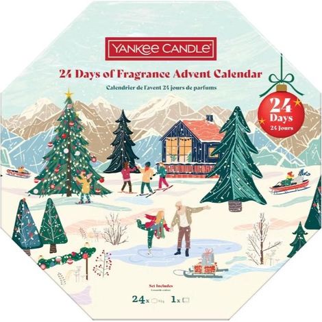 Yankee Candle - Calendrier de l'avent couronne bougies (1/5)