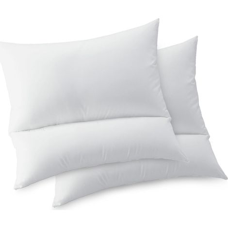 Lot de 2 Oreillers Modulables - 3 positions - Confort Ergonomique, Oreiller de Lecture - Enveloppe Coton - 65 x 65 cm (1/5)