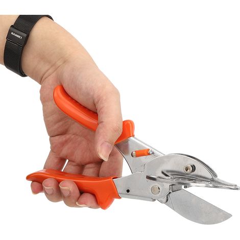 Ciseaux à Angle Réglable 45‑135° pour Tuyaux PVC et Fils, Lame en Acier 45 Portable (1/5)