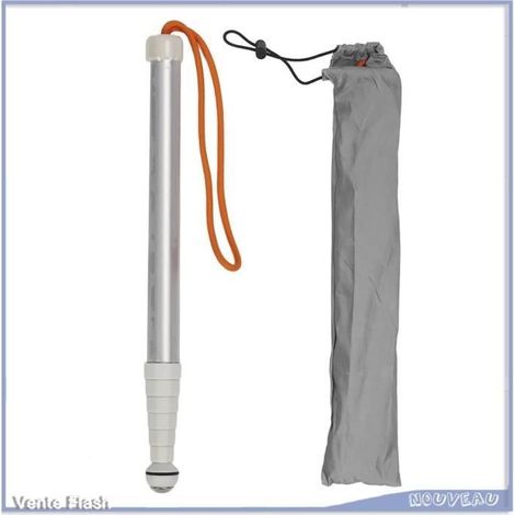 Canne aveugle télescopique - V GEBY - Réfléchissante - Légère - Robuste - 1,28 m (1/4)
