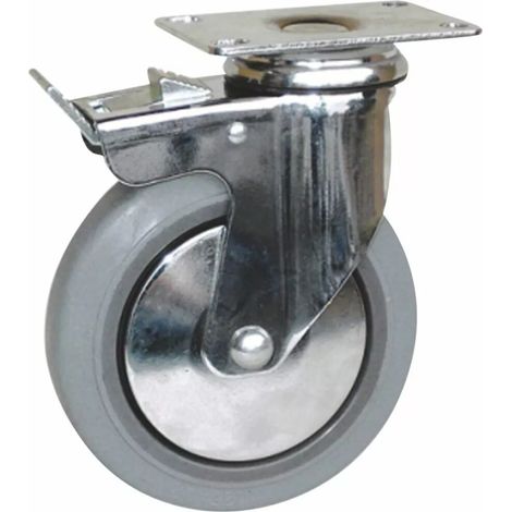 ROUL. COLLECTIVITE 70KG BLOC.D 80 A PLATINE 93X64MM