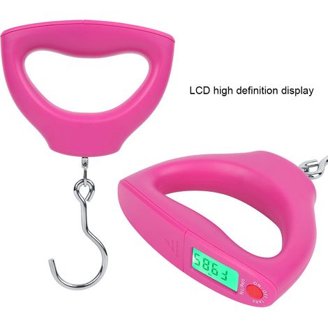 Balance électronique portable Weihang avec poignée et crochet lumineux, 50KG 10GWH-A24. (1/5)