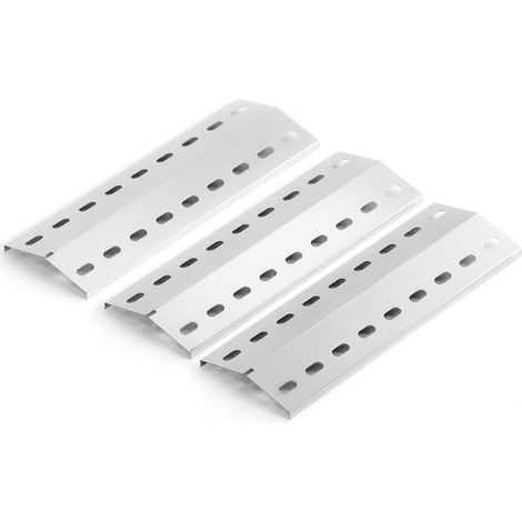 39,5 x 15 cm - Plaque chauffante universelle en acier inoxydable pour Landmann Grillchef, Landmann Triton, Landmann Minton, Landmann Avalon, Grandhall Maxim GT4, bouclier thermique, pièce de rechange